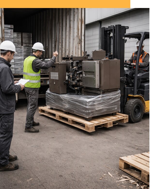 Доставка промышленного оборудования из Европы от 45819