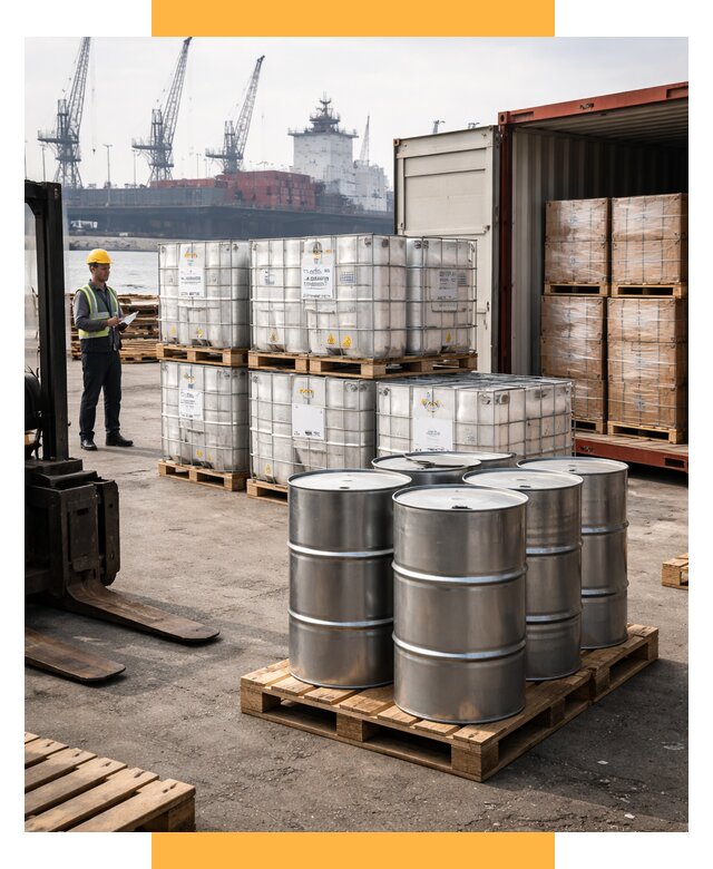 Доставка химического сырья из Индии от 254550 р. | СетСервис-Злм