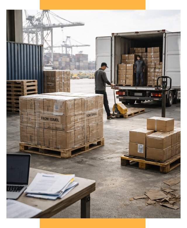 Доставка грузов из Израиля от 15273 р., логистика от СетСервис-Злм