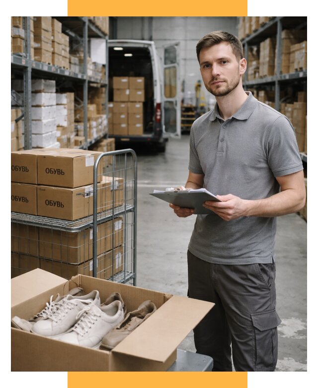 Доставка обуви из Китая и Турции от 4582 р. СетСервис-Злм