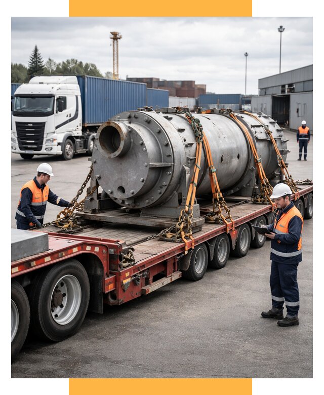 Перевозка тяжеловесных грузов под ключ от 152730 р. | СетСервис-Злм