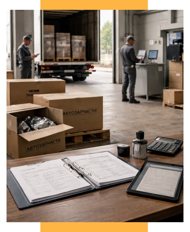 Таможенное оформление автозапчастей под ключ от 8655 р., СетСервис-Злм