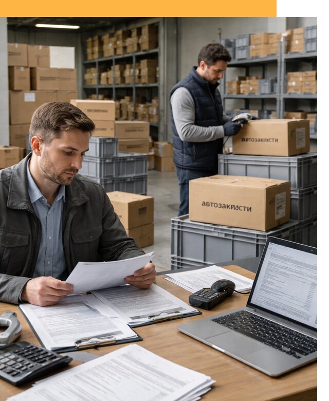 Таможенное оформление автозапчастей по выгодным тарифам от 8655